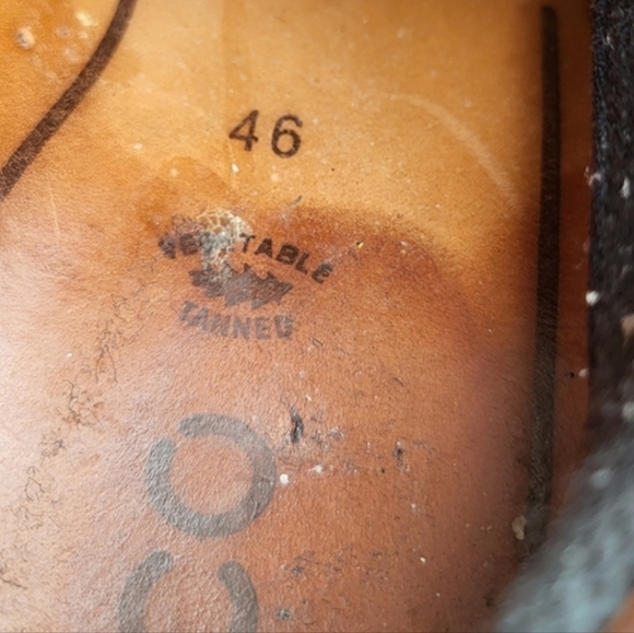 46 ECCO Track 25 Low Gortex Bison Brown Leather Shoe Work Waterproof Men 12 12.5 - Picture 9 of 11